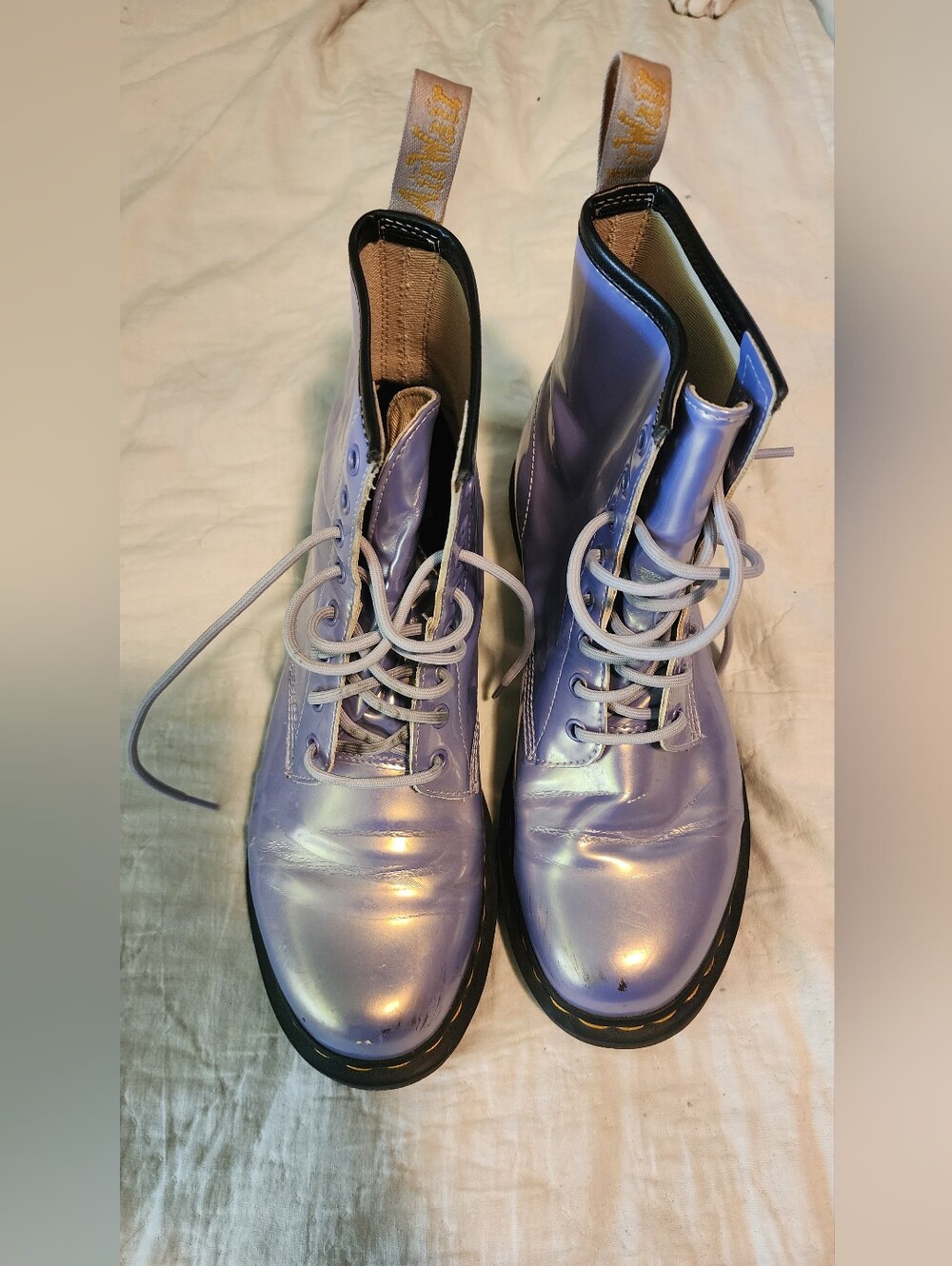 Opaline Heather Vegan Dr Martens UK 8 US Womens 11
